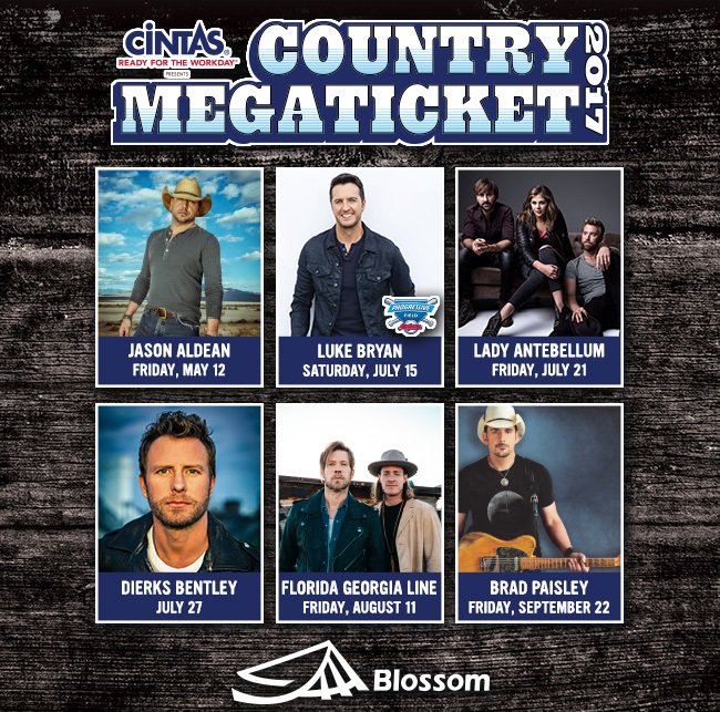 Blossom Music Center on Twitter "JUST IN Cintas presents the 2017