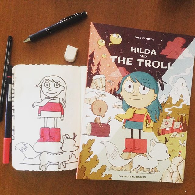 Talemaiden's tweet photo. I just got my #Hildaandthetroll by @thatlukeperson and I love it!It is beautiful
Though I prefer my trolls flesh-eating...
#folklorethursday https://t.co/dOPPGbLc2v