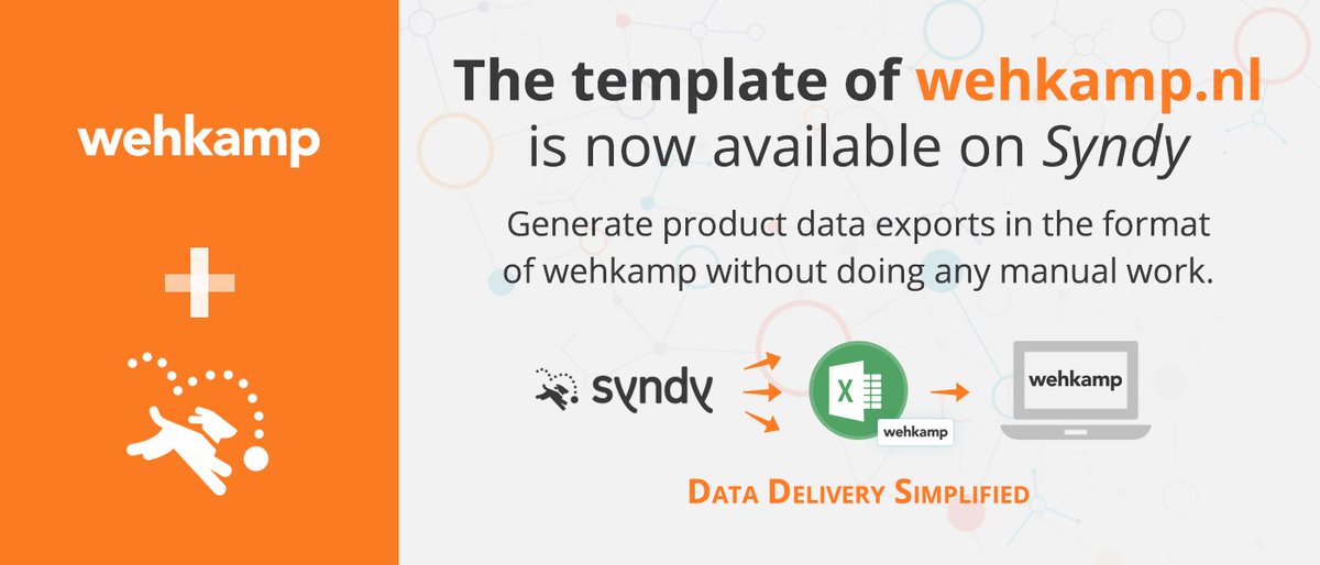 MeetSyndy's tweet photo. We're expanding our reach! Syndy's clients can now export their product content in the template of wehkamp.nl: https://t.co/wQKWF6Z6eI https://t.co/4uwBR9p022