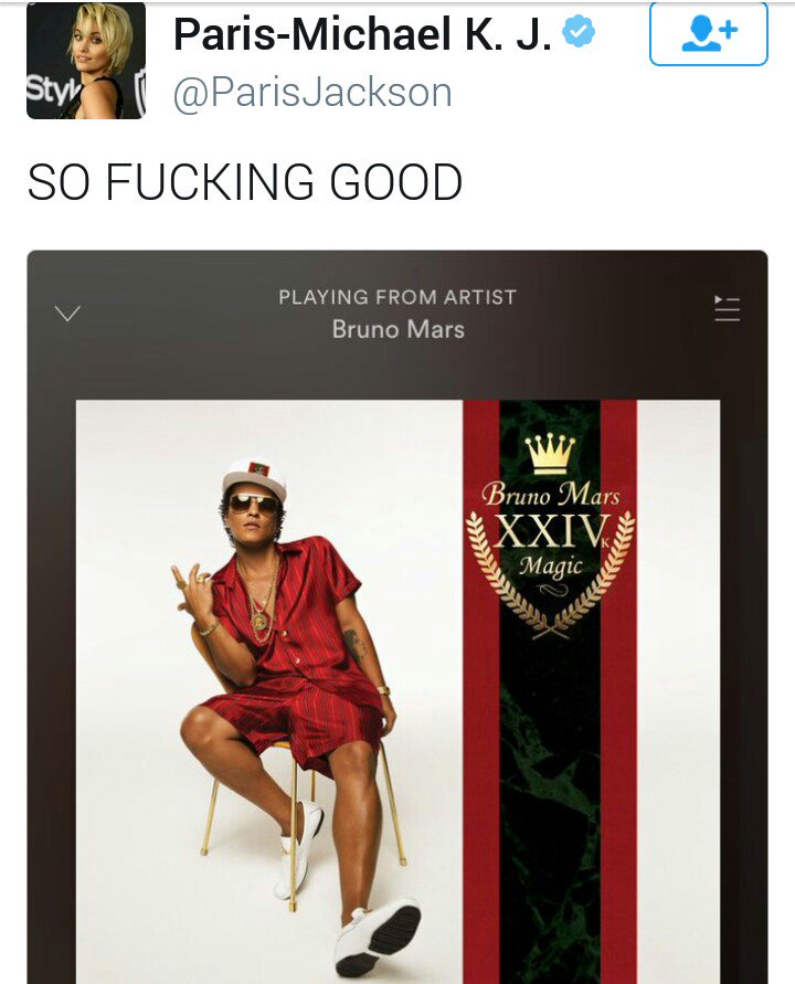 CostaXxina's tweet photo. Se até a filha do MJ, ama o Bruno, quem é vc monamour pra falar que é ruim?  👑👑 https://t.co/yiqpO6QkPv