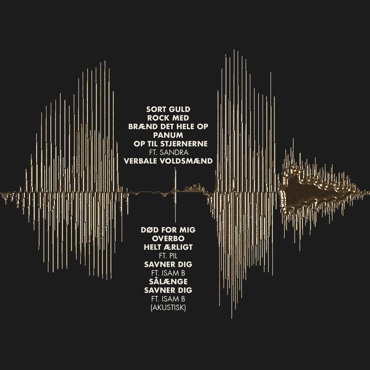 MC_HAS's tweet photo. Tillad mig at præsentere tracklist  til #SortGuld - artwork af Mikkel Schrøder Dysted / bydysted.nu https://t.co/DeuupoVvx8