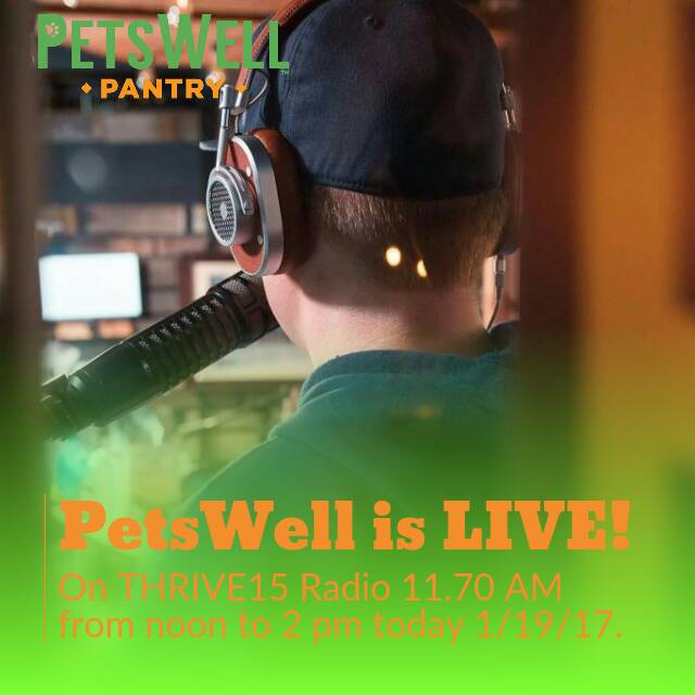 PetsWellPantry's tweet photo. Catch PetsWell Pantry LIVE on ThriveTIMESHOWLIVE today from 12 pm - 2 pm | Channel 11.70 AM!!
#PetsWellPantry #Thrive15 #liveradio https://t.co/9YKzYjJoEA