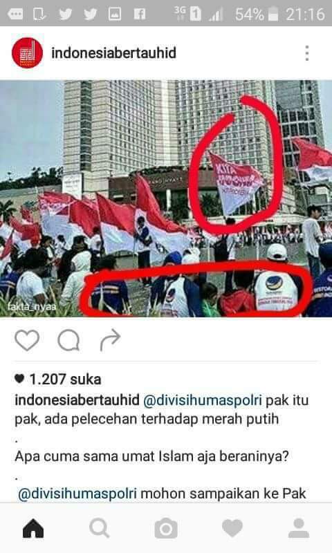 athagunawan's tweet image. (Jika benar) "Kita Indonesia". Begitu nasionalis. Harusnya pemerintah mengapresiasi semangat mereka #negeridongeng
