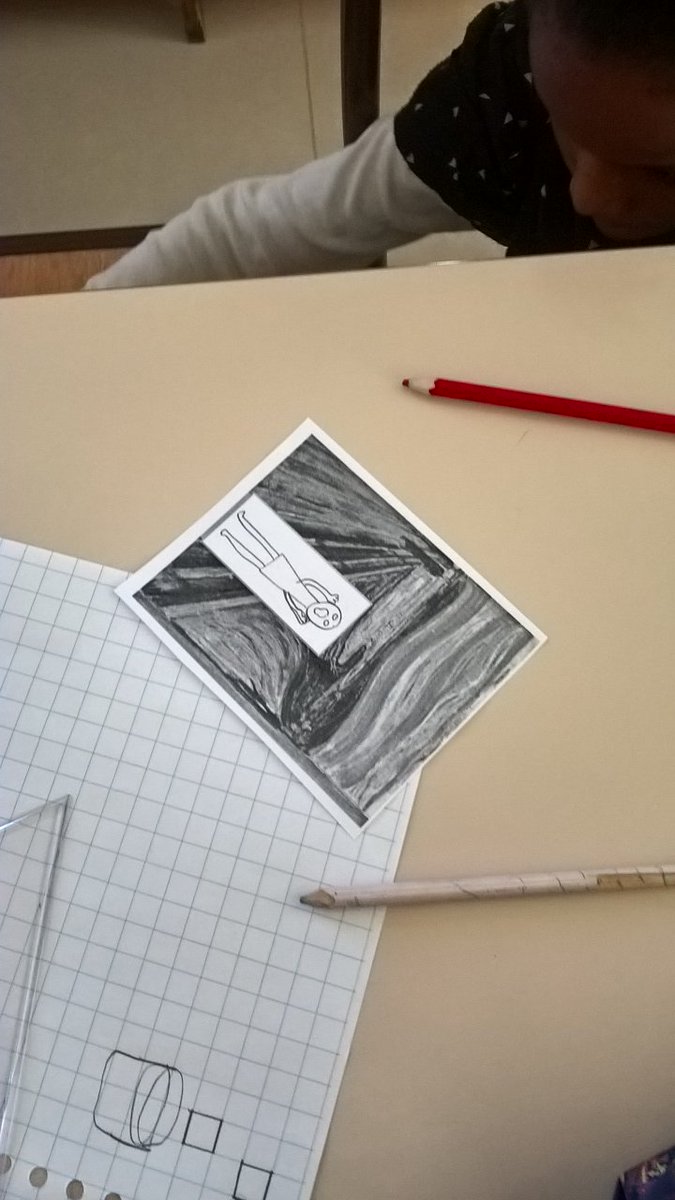CM2M_LAPIE's tweet photo. #forumatice #defitwit4 Avant de chercher à quoi ressemble le tableau, nous allons imaginer la partie manquante. https://t.co/P0M3lYCt3u