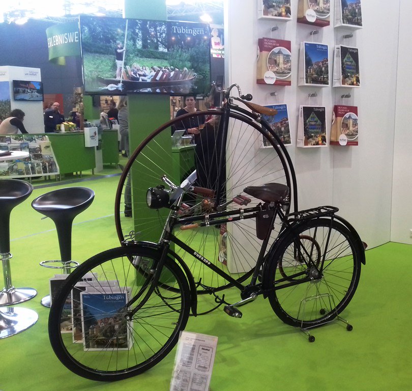 tueinfo's tweet image. Wir haben ein Original #Dürkopp-Fahrrad von 1938 mit Kardan-Antrieb auf der CMT dabei! Fahrradstadt #Tübingen. 200 Jahre #Fahrrad #cmt17