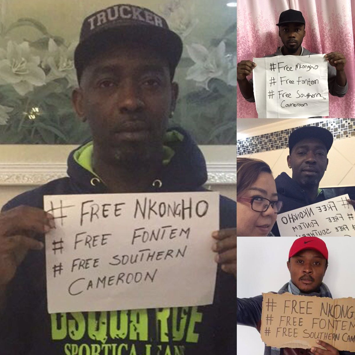 blingdeparis's tweet photo. #FREENKONGHO
#FREEFONTEM
#FreeSouthernCameroons
#SouthernCameroon
#PROTESTIFY
#FRANCE24
#BBC
#aljazeerareport https://t.co/cWMvsZhlw9