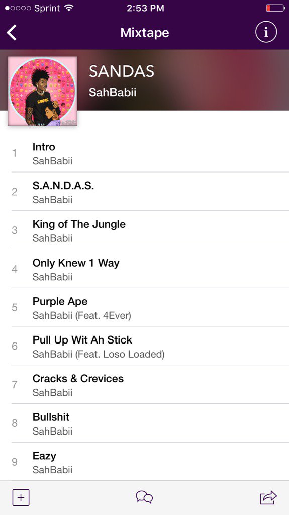 Shelley_Gang's tweet photo. #CBMGโ๏ธ #SANDAS #1MixtapeInATL #GangGang #DownloadASAP https://t.co/hNxdRCFBua