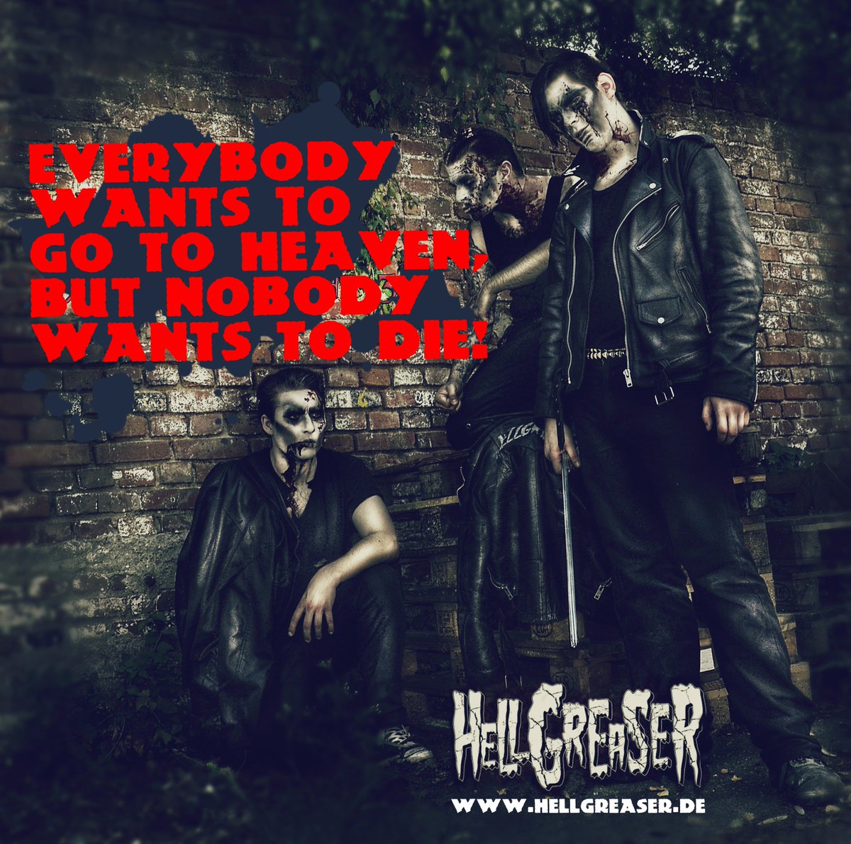 Hellgreaser's tweet photo. #horrorpunk #hellgreaser #punk #punkrock #gore #gothic #blood #scary #vampire #zombie #slave #master #witchcraft #occult https://t.co/SDEaHjVrvw