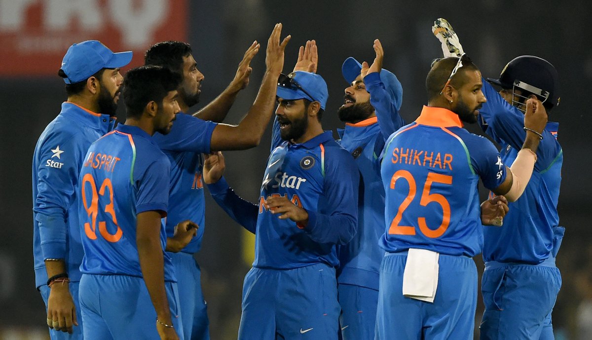 KKRiders's tweet photo. India win the match by 15 runs and clinch the 3-match series by taking an unassailable 2-0 lead. #INDvENG https://t.co/mYusfEkr4i