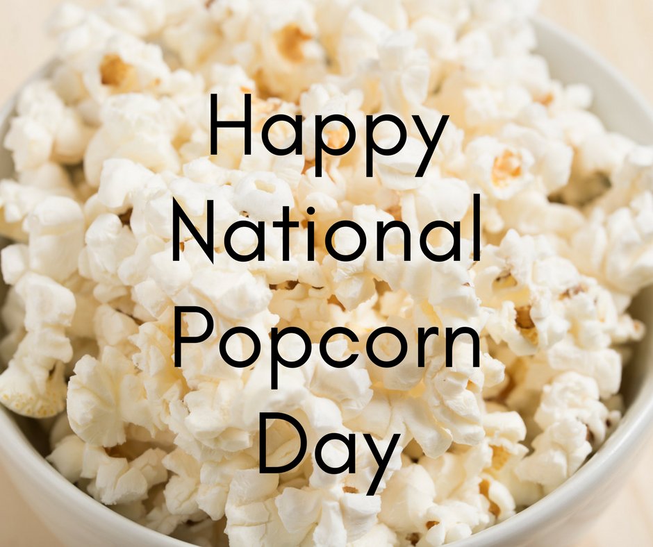 RenChiOhare's tweet photo. It's a real day, not just an excuse to give out snacks... ;) #NationalPopcornDay https://t.co/KYlhEnnn4M