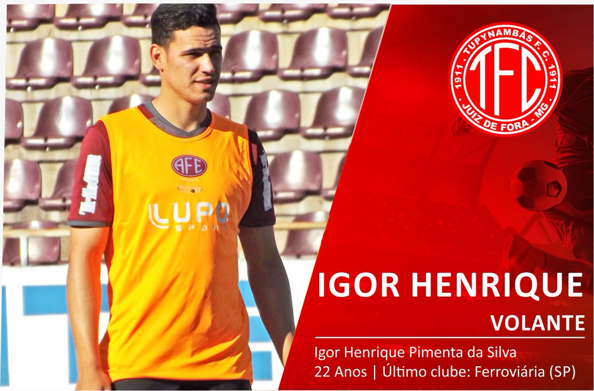 tupynambas_fc's tweet photo. Gustavo Crecci permanece e Igor Henrique chega! O volante Luisão, vindo do futebol capixaba também chega! ⚽🔴⚪ https://t.co/z1aaJn8h0r