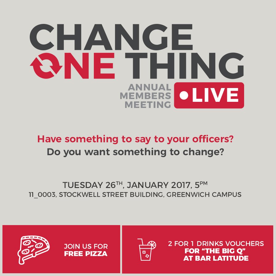 Have you been using Change One Thing? Have something to say to your officers? Come to "Change1thing Live" on 24/01 ow.ly/RzBf3082JmI
