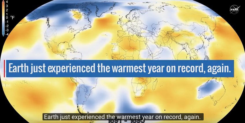 WMO's tweet photo. #ICYMI 2016 was 3rd straight year of record heat. Record CO2, low sea ice and snow, extreme weather #climatechange https://t.co/d7MFs7GhnN https://t.co/gkdMT0XsGE