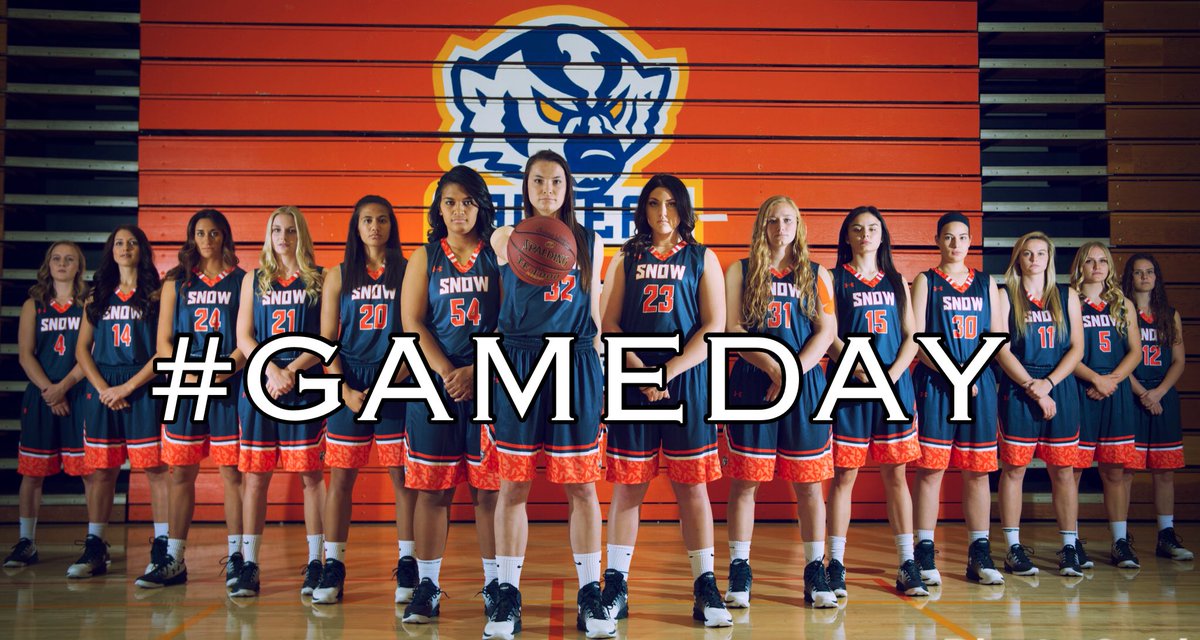 Snow_WBB's tweet photo. GAMEDAY! Today we host CSI, 5:30pm tip; MBB tips at 7:30pm. Where you at Rowdy Crowd?! @Rowdy_Crowd @HorneAC @SnowCollege @SnowBasketball https://t.co/kNqN3A5O0Y