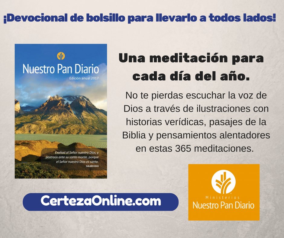 LibreriaCerteza's tweet photo. ¿Ya tenés tu devocional para este año? https://t.co/4UHmM28jic