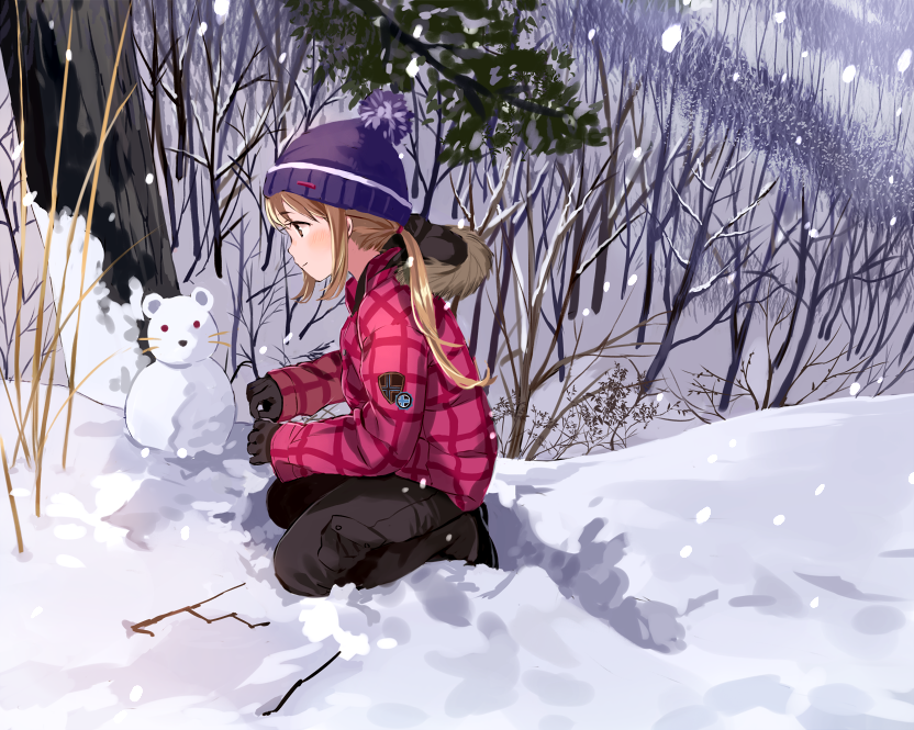 「雪遊び 」|たん旦🐫3/25三人カノジョ発売のイラスト