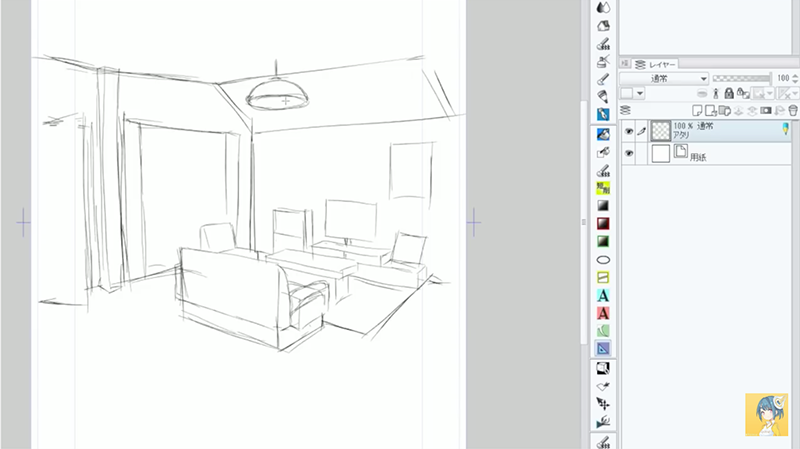 お絵かき講座パルミー Pa Twitter クリスタで背景の描き方を学ぼう クリスタの パース定規 の使い方を解説した講座です ๑ ㅂ و 講師はあの摩耶薫子先生 建物や室内を描きたい方必見です パース定規を使った背景の描き方講座 T Co Axjgrxo9ff