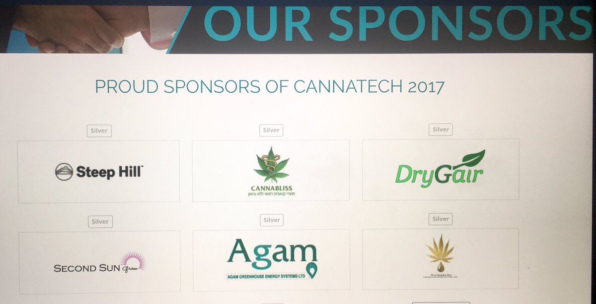 Proud to announce that we are a sponsor for Cannatech in Israel this year. #cannabis #medicalcannabis #israel