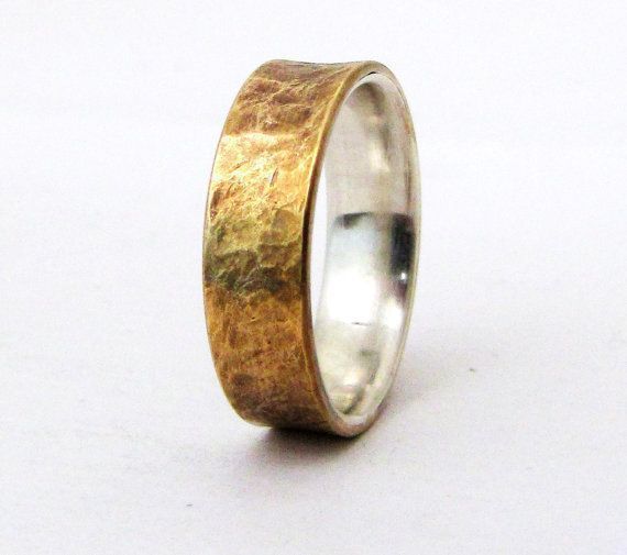 SilverSmack's tweet image. Brass Distressed Ring Silver Liner by SilverSmack buff.ly/2k6EAUm  #weddingband #jewelryonetsy #etsymntt