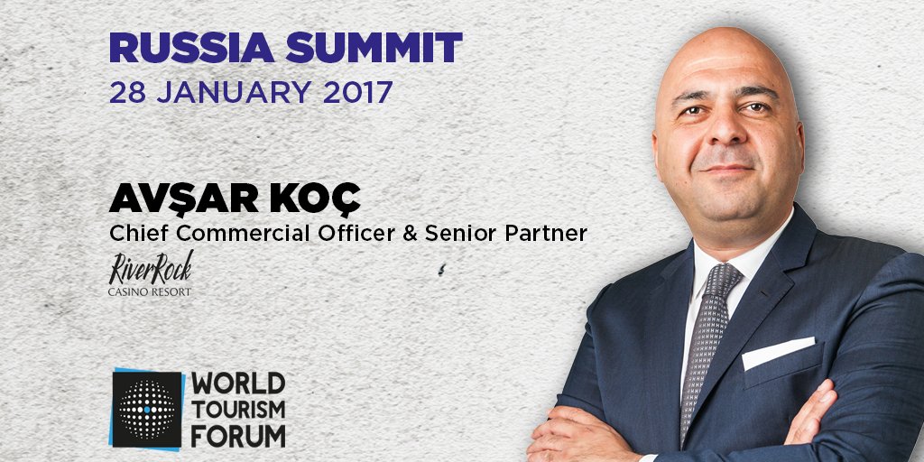 gtourismforum's tweet photo. CCO &amp; Senior Partner, River Rock Hotels&amp;Resorts,Avşar Koç will be keynote speaker at #RussiaSummit Visit our website
https://t.co/5YGz9kDrOF https://t.co/2ZYvClPyGF