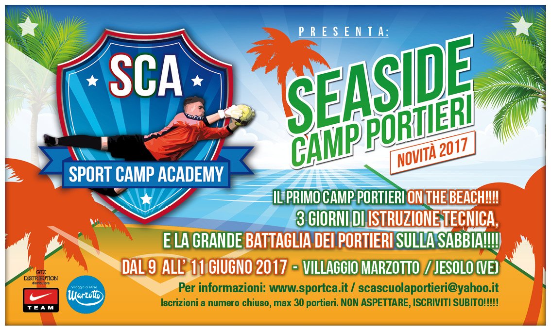 IL PRIMO #CAMP #PORTIERI #ONTHEBEACH 
#JESOLO #villaggiomarzotto #sport #soccer #calcio #summer2017 #jesolobeach