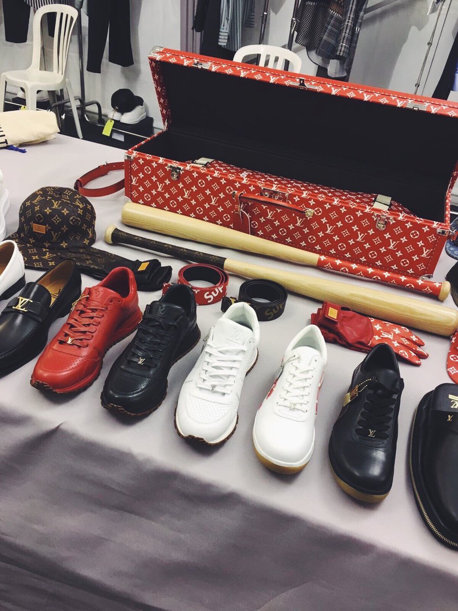 TrendsettazSA's tweet photo. Supreme x Louis Vuitton collaboration #PFW https://t.co/z51tEKXzZn