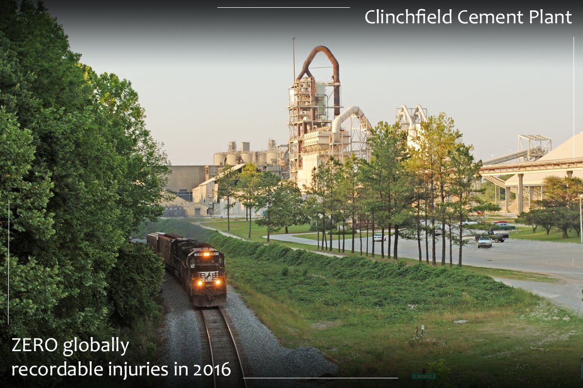 Cemex_USA's tweet image. Kudos to our Clinchfield Cement Plant team for putting safety first in 2016 on their journey to #Zero4Life!
