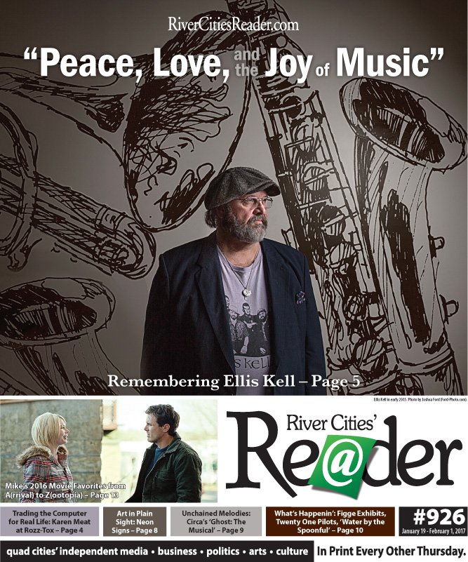 RCReader's tweet photo. On stands today: Remembering #EllisKell, favorite #2016movies from @MikeSchulzNow, @HannahABates on @K__MEAT, and more. #RiverCitiesReader https://t.co/Fe3CvX0HBU