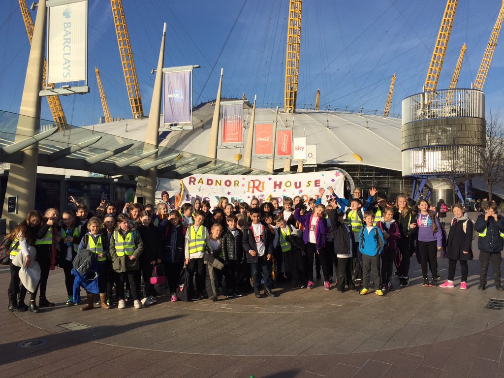RHMusicDept's tweet photo. @RadnorHouseTW 60 very excited children heading into the O2 for tonight's #YoungVoices performance https://t.co/TsG4OJHTTz