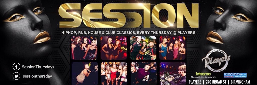 SessionThursday's tweet image. Tonight 🎈🎈🎈

@SessionThursday 
@PlayersBarBham 

Dry Jan never existed with us 🌚

GL link in our bio, see you all tonight 🌊🌊🌊