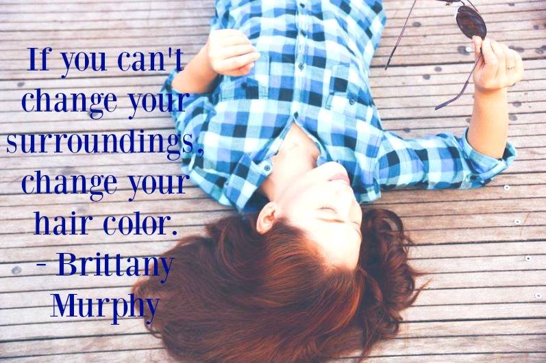 illuminatePA's tweet photo. If you can't change your surroundings, change your #haircolor. - Brittany Murphy

#QuoteOfTheDay #Salon https://t.co/rCT06nSZi3