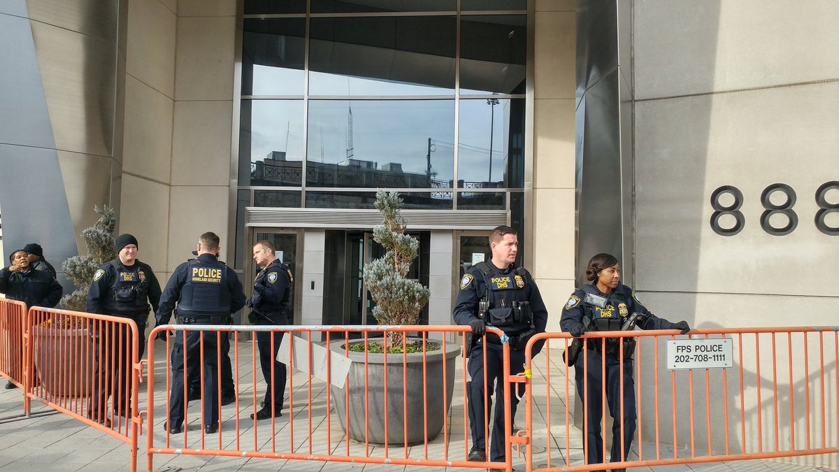 RealAlexRubi's tweet photo. Homeland Security refusing to let #NoDAPL supporters into 'open to public' FERC meeting #WaterIsLife #StandingRock https://t.co/goBX7mDabi