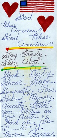 Today we honor the final day of <a href="/BarackObama/">Barack Obama</a>’s presidency. Here’s a find from <a href="/FOUNDmag/">FOUND Magazine</a> that was discovered by Matt from New York City.