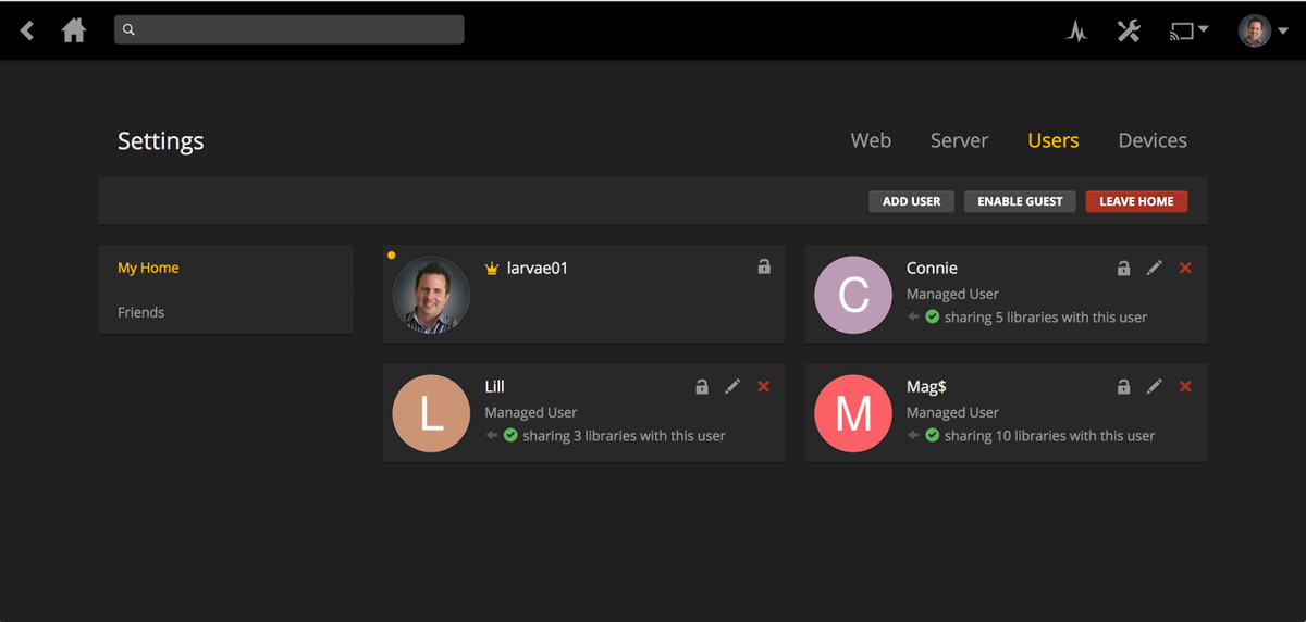plex's tweet photo. Plex Pass member? Set up Plex Home to #ManageUsers and #FastSwitch It's simple. https://t.co/ML758hCavB https://t.co/Sflcc8ZW6R