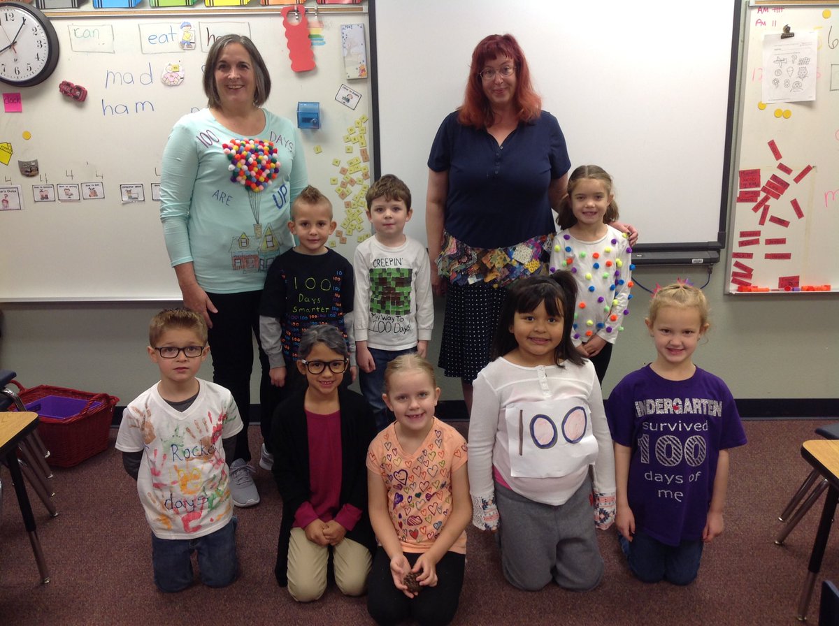 HarmonElemHawks's tweet photo. Celebrating 100 days at Harmon! #100thdayofschool https://t.co/fDkdYMGcP4