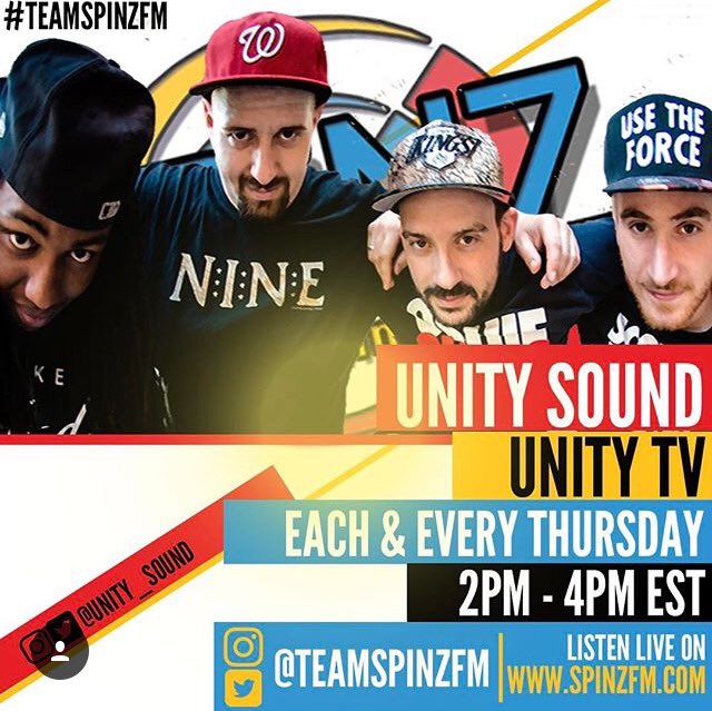 Unity__Sound's tweet photo. Check today @TEAMSPiNZFM for an #UnitySoundTv episode! Baddd #TeamSpinzFm https://t.co/reBOwePOwc