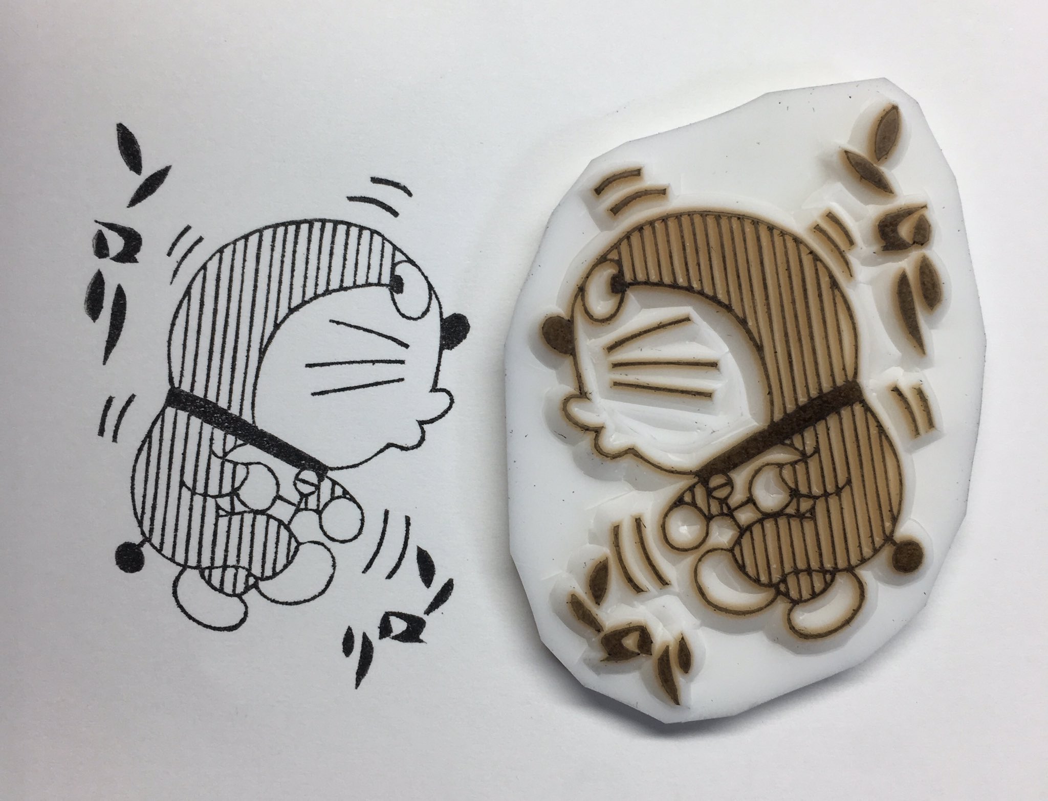 一号 En Twitter おかわり彫った 消しゴムはんこ ドラえもん 一号 En Twitter おかわり彫った 消しゴムはんこ ドラえもん