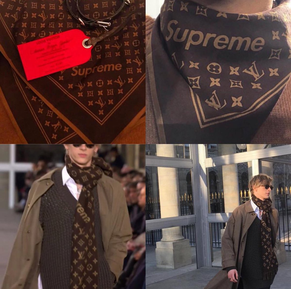 Supreme X Lv Bandana