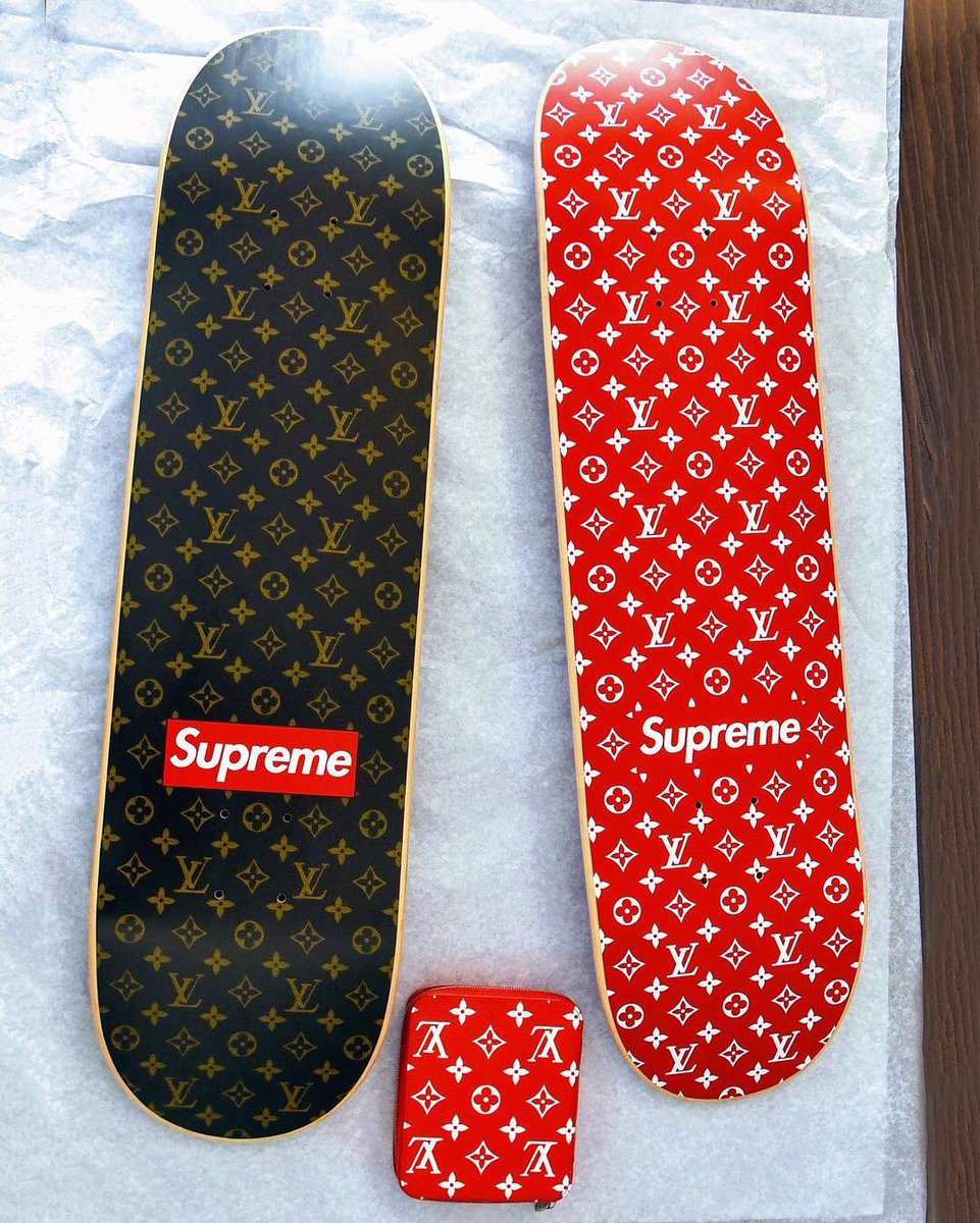 SupremeAccess's tweet photo. Supreme x LV skate decks 😯 https://t.co/ZrTAihhcze