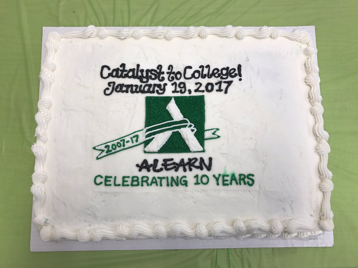 Celebrating 10 years and launching Catalyst to College at Yerba Buena High School! #collegebound