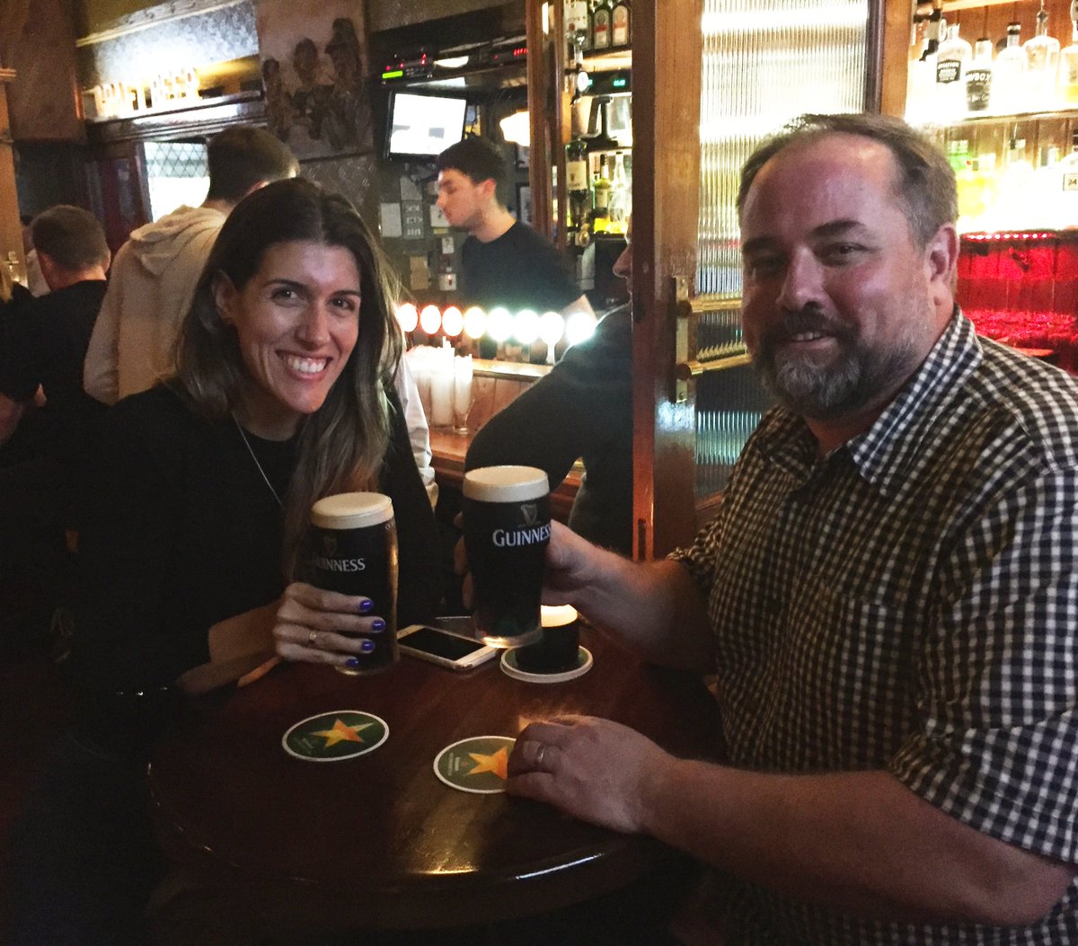 FirewoodMkt's tweet photo. We've gone international! We've launched our Dublin office. Cheers (with a Guinness, of course) to our brave firsts, Christian and Bella 🍻 https://t.co/NYToy6grDD