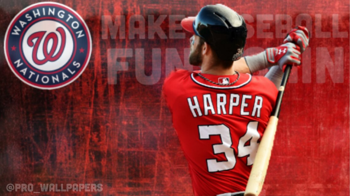 pro_wallpapers's tweet image. Bryce Harper wallpaper!