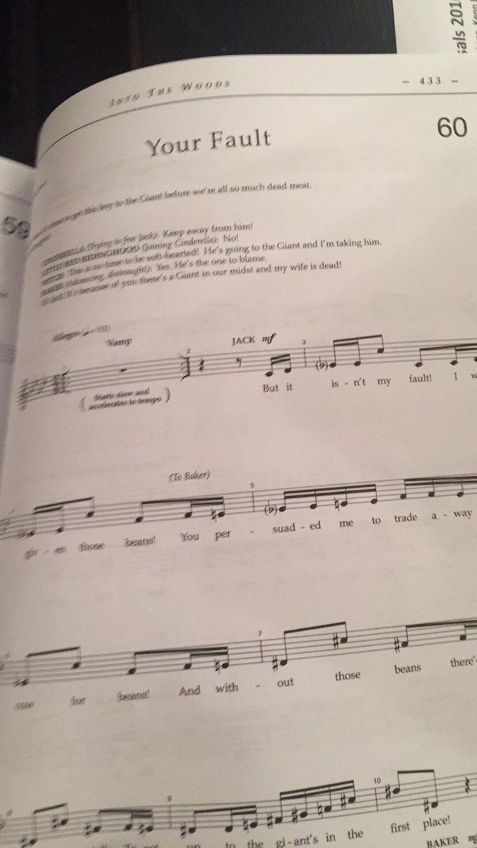 TickenhamDrama's tweet photo. Tackling this at rehearsal tonight! #intothewoods #april2017 https://t.co/WdHoWc8w4V