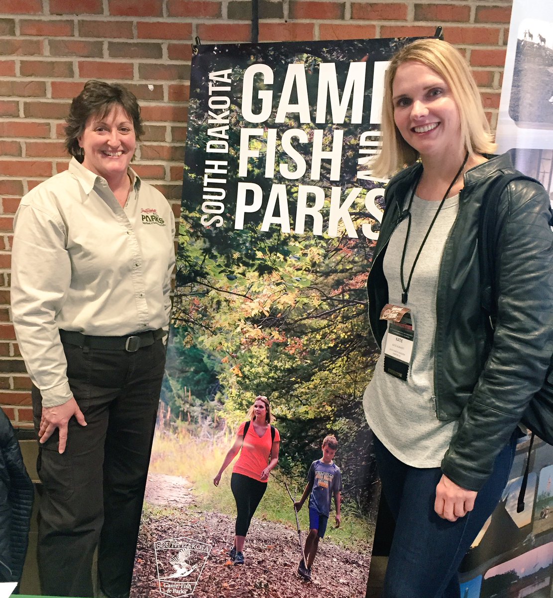 heidijmarsh's tweet image. Hey, look who made the SD Game, Fish &amp;amp; Parks banner! @KatieHunhoff @SDGameFishParks #buildsdtourism