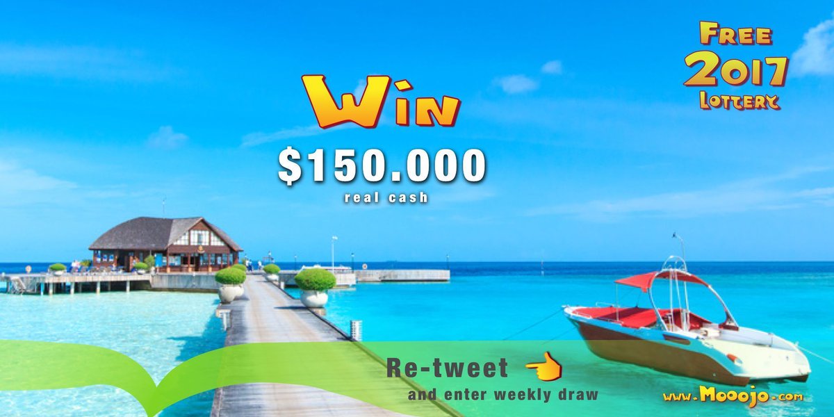 mooojolabs's tweet photo. WIN $150,000 FREE Sweepstakes Lottery - draw every Saturday at https://t.co/qKQiP7MaVV real #cash #sweepstakes #win - Retweet an join ! https://t.co/c6zp2Oy4xl