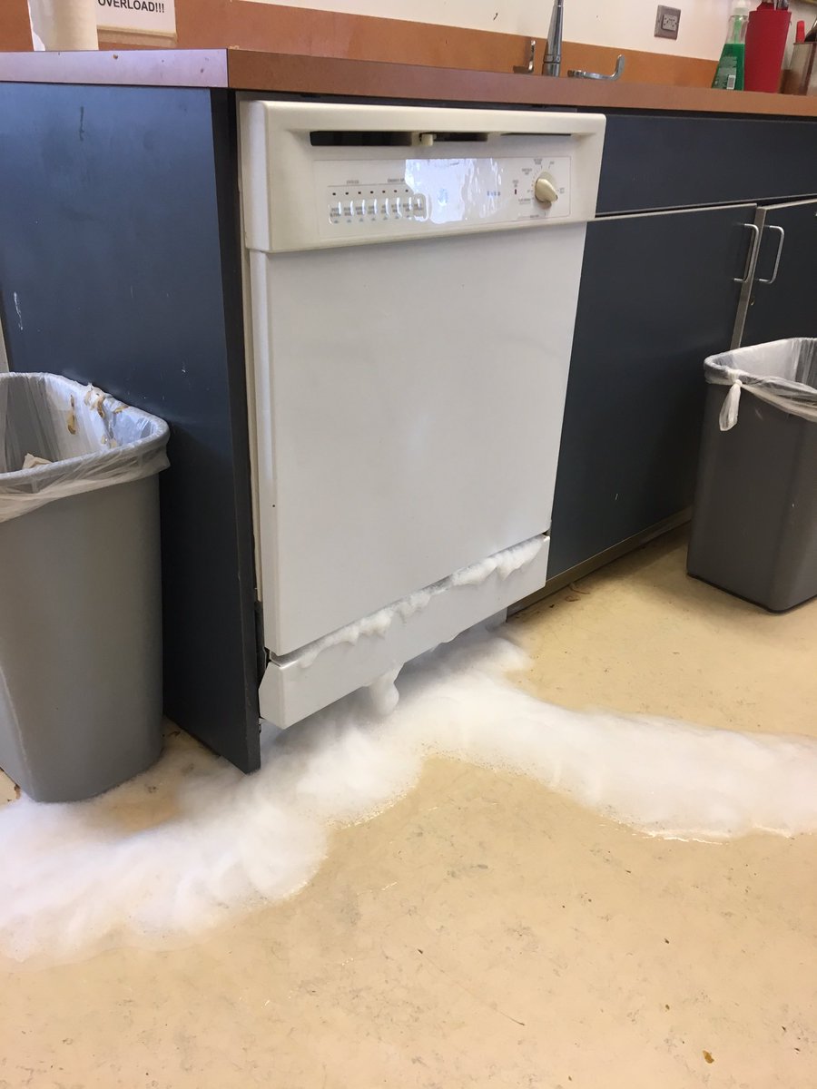 mehFACS's tweet photo. PSA: dishwashers do not like dish soap... detergent only! @mehms #thingsyoulearninfacs https://t.co/XdOxSo1hdN