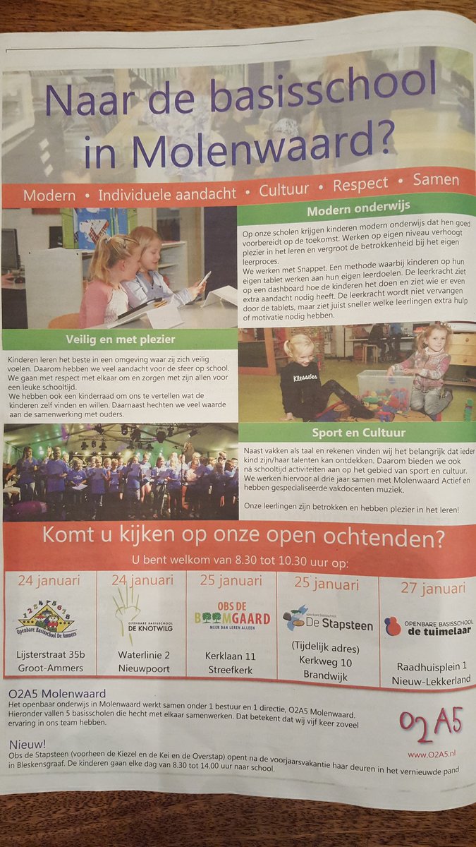 boomgaardstreef's tweet photo. Komt u kijken op onze open ochtend woensdag 25 januari? https://t.co/SshfD3IPGc