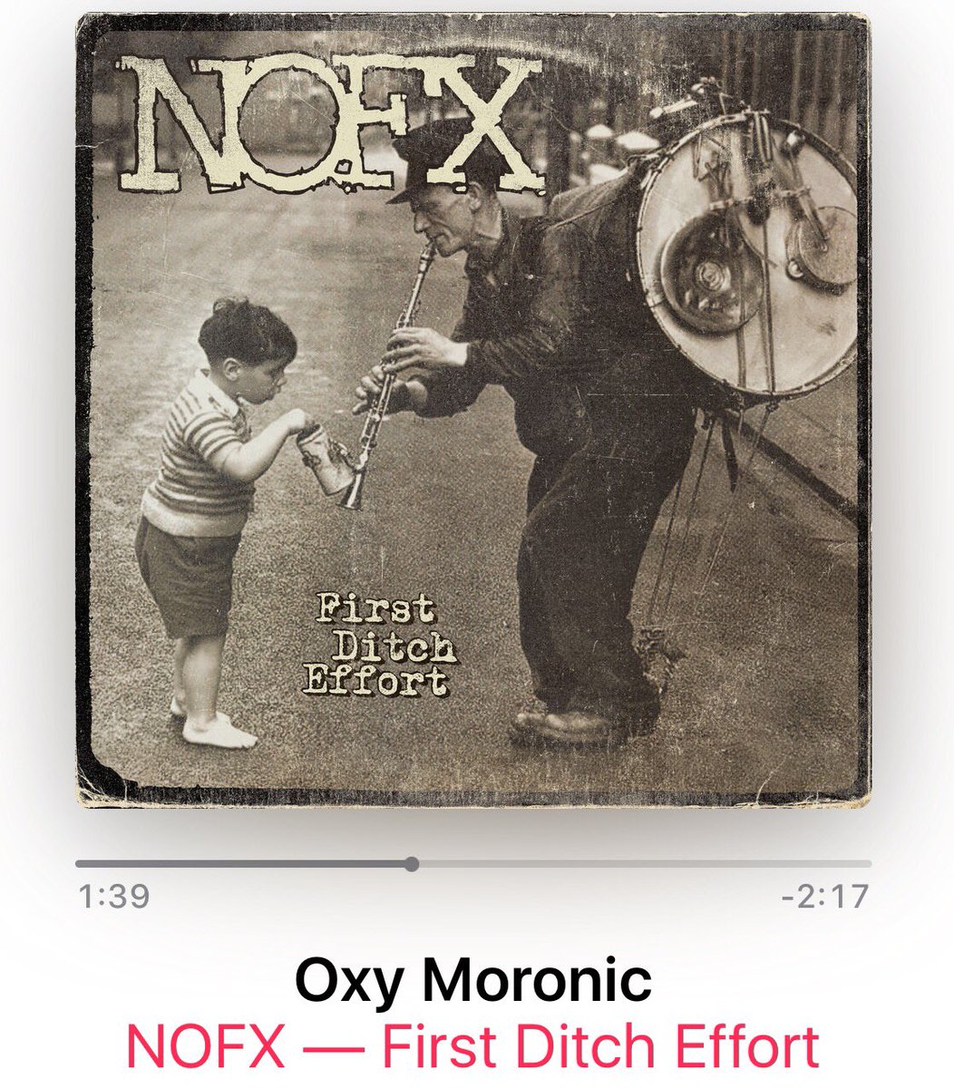 UncleMcElroy's tweet image. Я в какой-то степени полюбил современое хип-хоп музло, НО господи, как же охуенно заходят старые добрые NoFX!