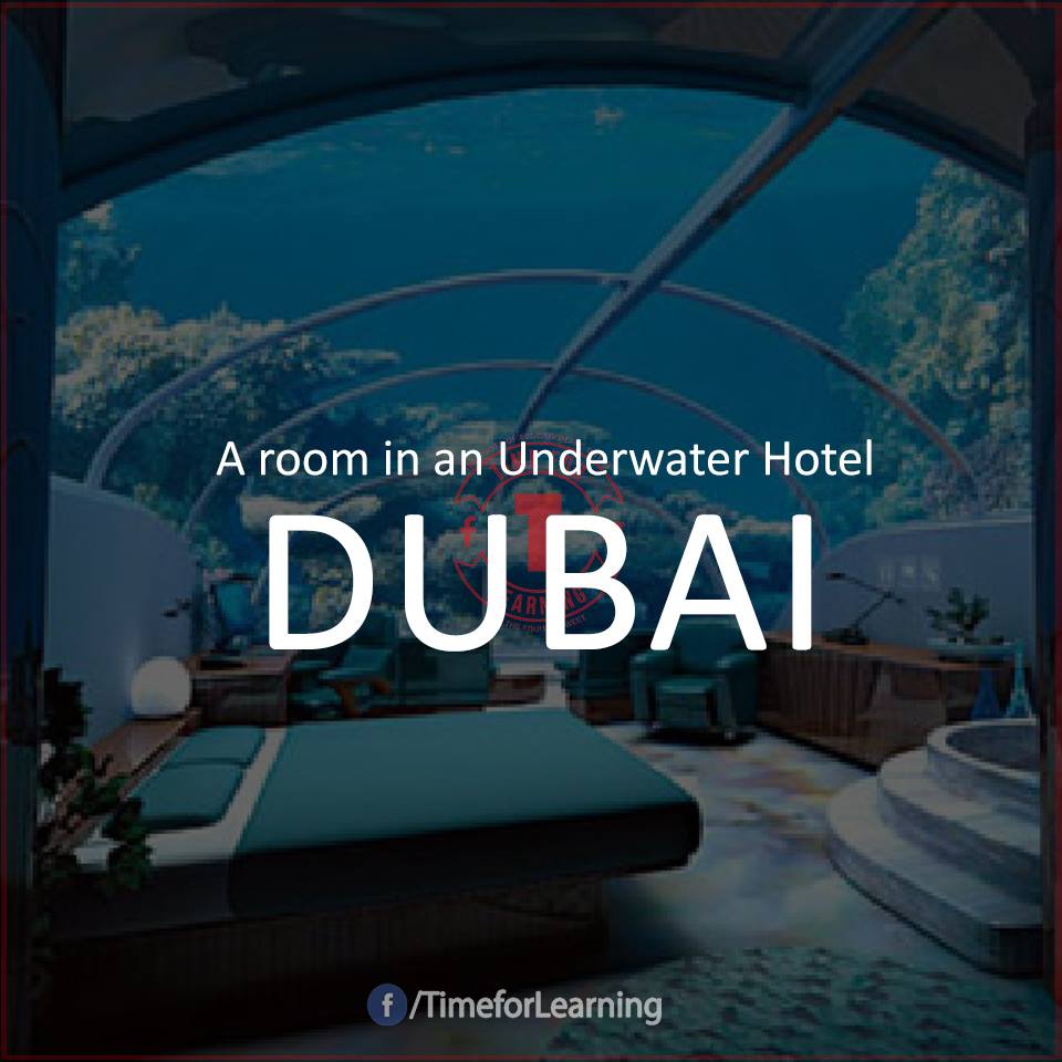 kobby_national's tweet image. #TimeForLearning
A ROOM IN AN UNDERWATER HOTEL - DUBAI