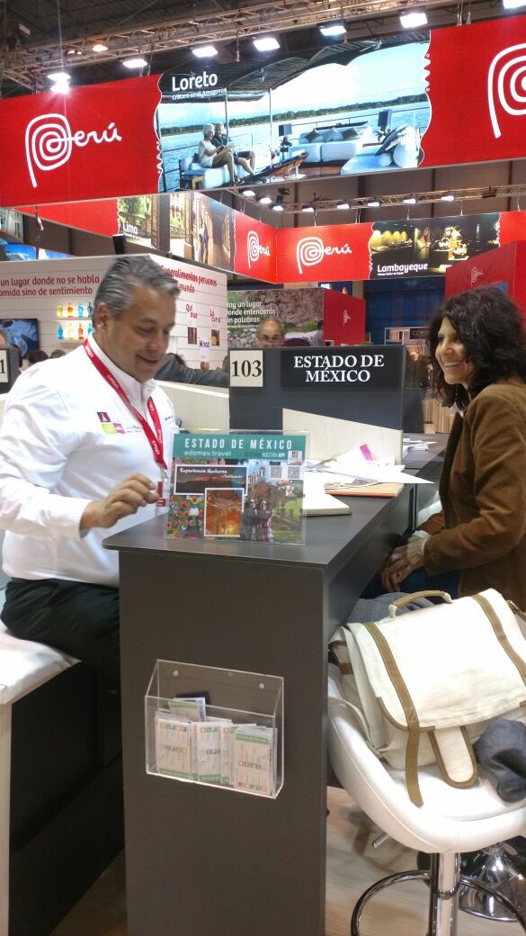 EdomexTurismo's tweet photo. Nuestro Estado de México  presente en la plataforma turística más importante del mundo: @fitur_madrid #FITUR2017 @SECTUR_mx https://t.co/AdfmQIF5wk